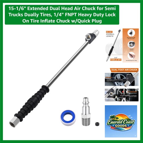 Extended dual head air - 15-1/6",