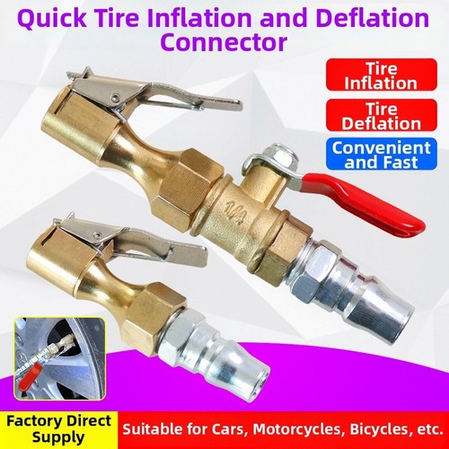 Tire inflator deflator valve - tire,